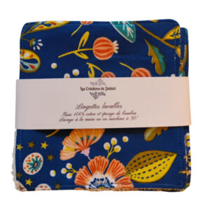 Lot de 6 lingettes lavables écologiques - Les Créations de Jadavi