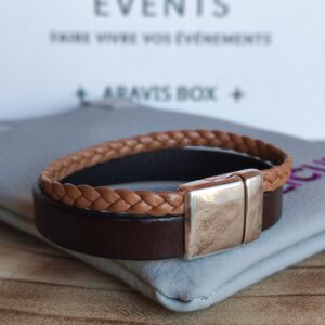 Bracelet Homme en cuir