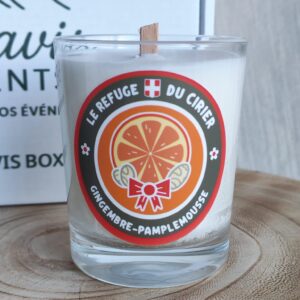 Bougie Parfumée – Gingembre & Pamplemousse 160G